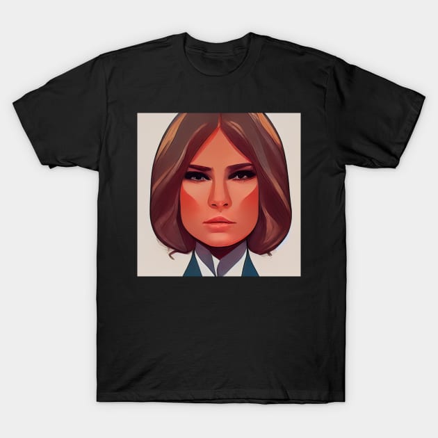 Melania Trump | Comics Style T-Shirt by ComicsFactory